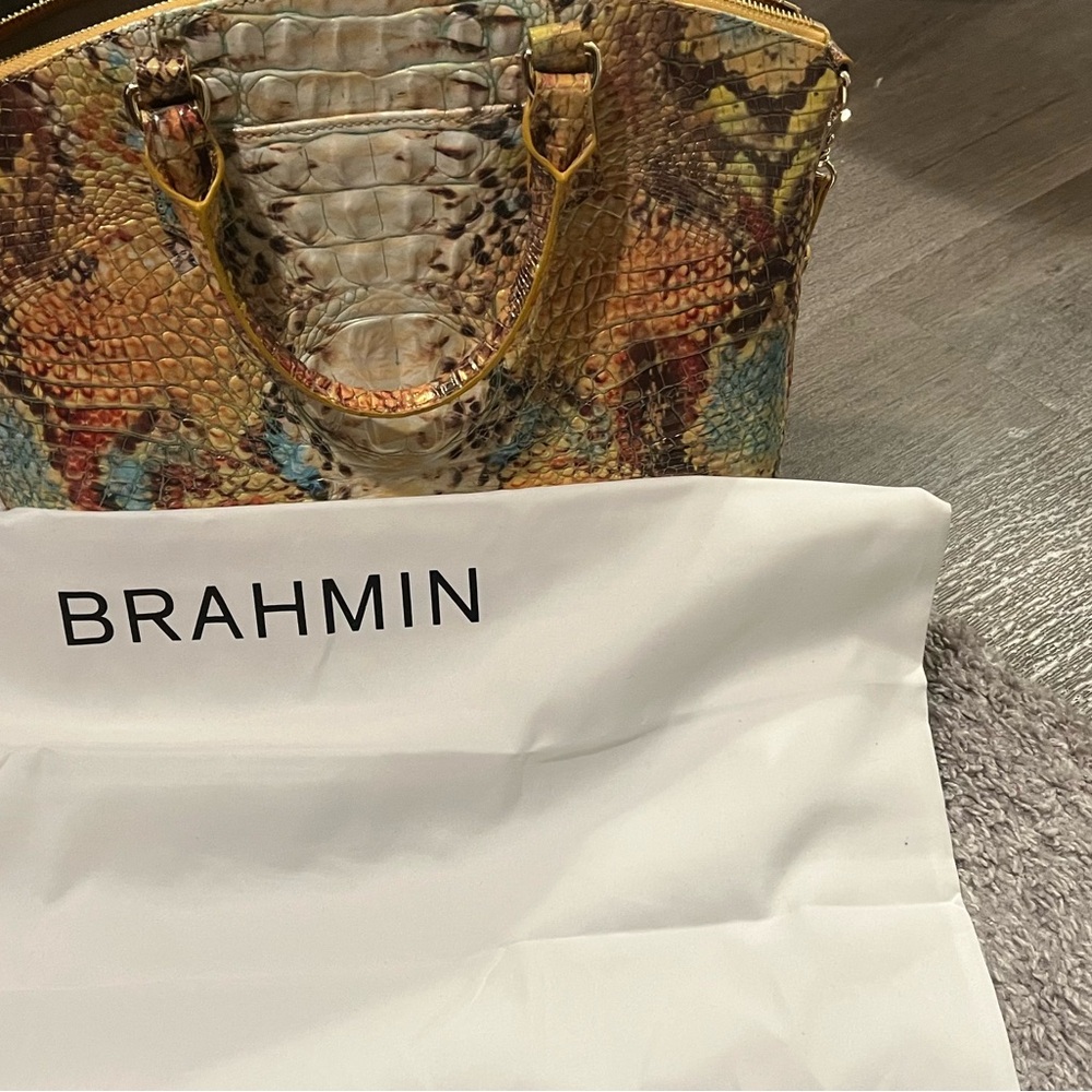 Large Duxbury Satchel Sunny Viper Ombre Melbourne